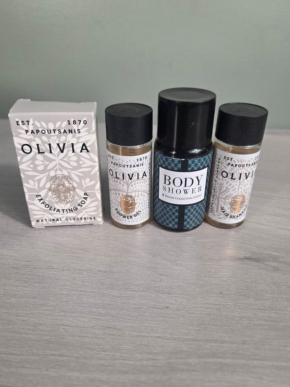 Olivia 4 Piece Hotel Minis Lot